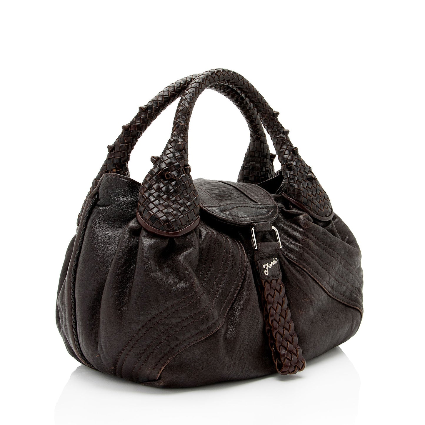 Luxury FendiLeather Spy Baby Satchel (SHF-gPwLc8)