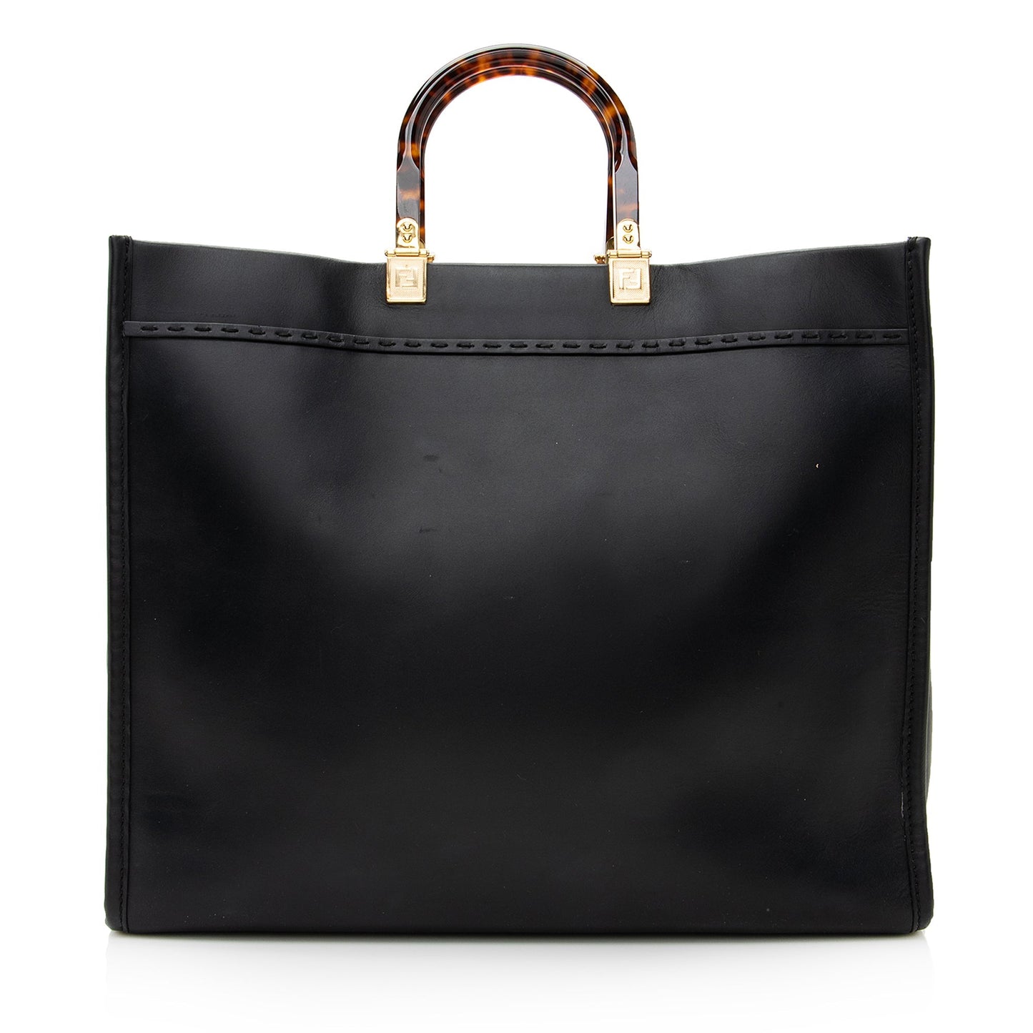 Luxury FendiLeather Sunshine Large Shopper Tote (SHF-22666)