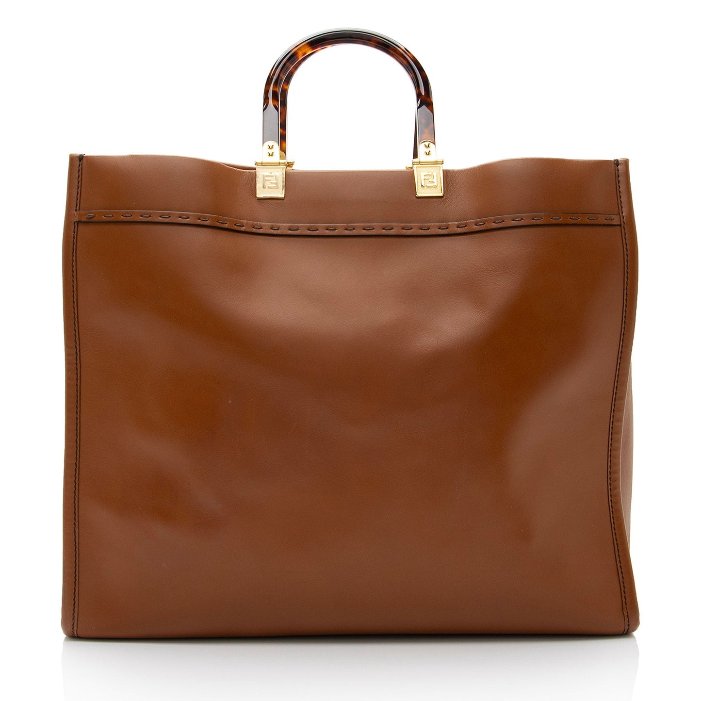 Luxury FendiLeather Sunshine Large Shopper Tote (SHF-H9Z314)