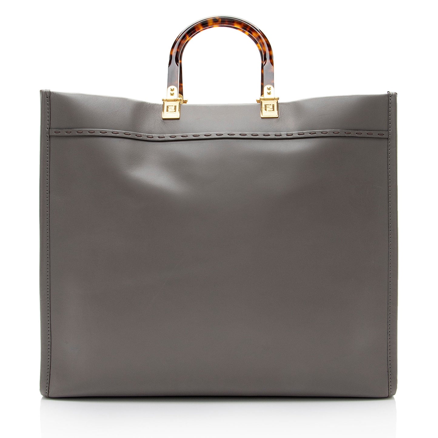 Luxury FendiLeather Sunshine Large Shopper Tote (SHF-V85fxB)