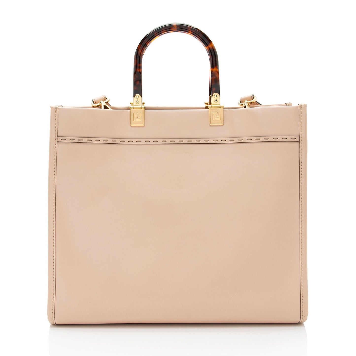 Luxury FendiLeather Sunshine Medium Shopper Tote (SHF-BvSOLv)