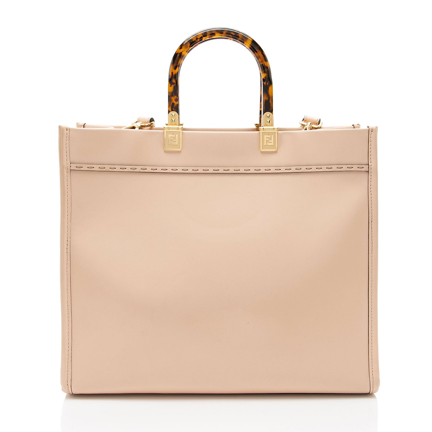 Luxury FendiLeather Sunshine Medium Shopper Tote (SHF-HUEoka)