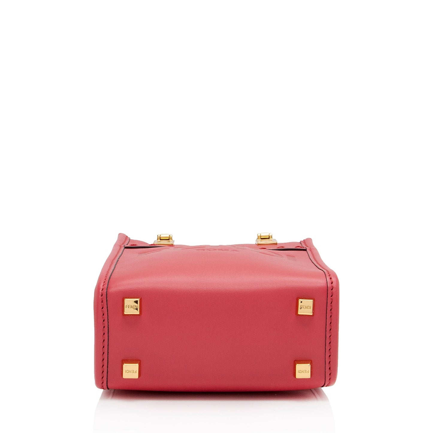 Luxury FendiLeather Sunshine Mini Shopper Tote (SHF-88FrWs)