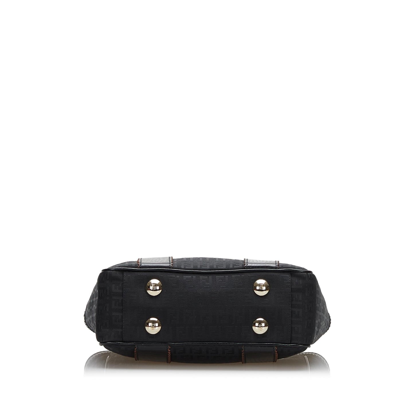 Luxury FendiLeather-Trimmed Zucchino Tote (SHG-36075)