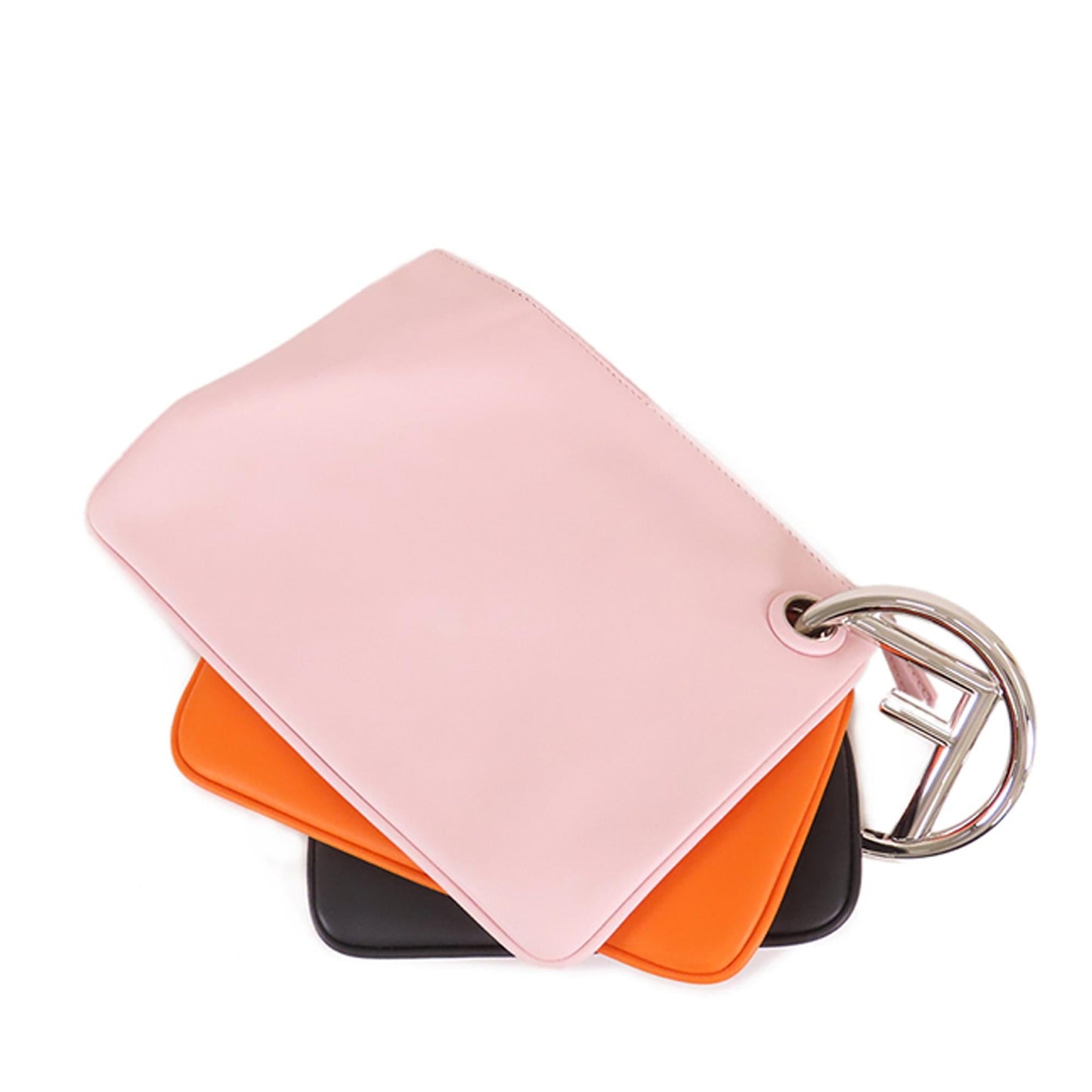 Luxury FendiLeather Triplette Clutch Bag (SHG-sSklWg)