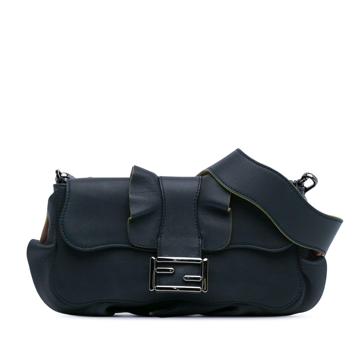 Luxury FendiLeather Wave Baguette (SHG-jabYXM)