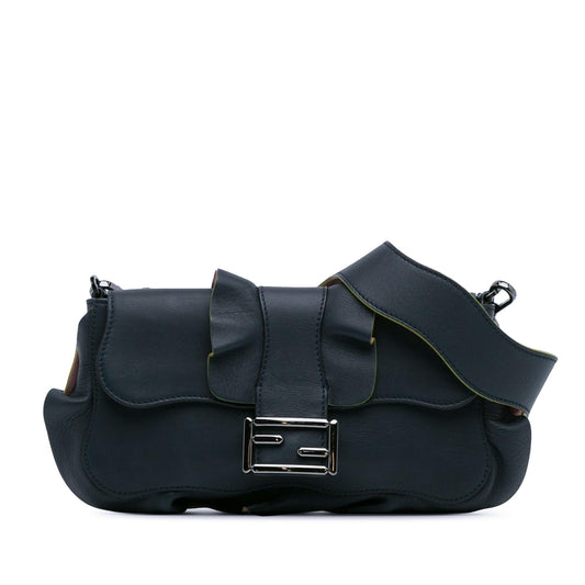Luxury FendiLeather Wave Baguette (SHG-jabYXM)