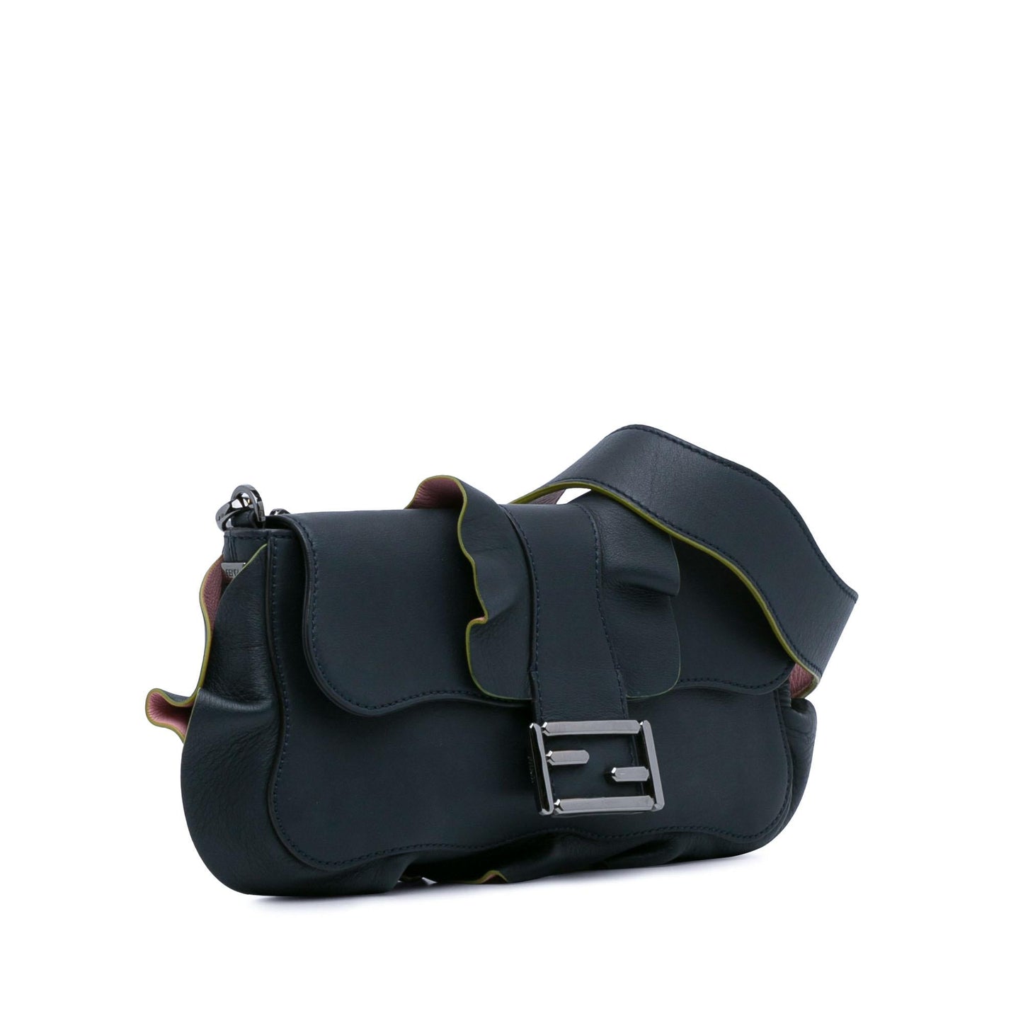 Luxury FendiLeather Wave Baguette (SHG-jabYXM)