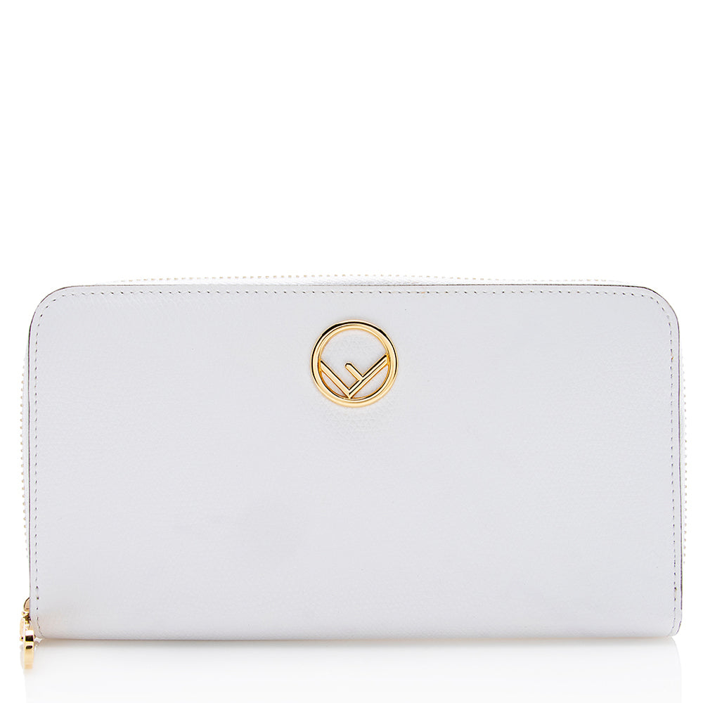 Luxury FendiLeather F is Luxury FendiZip Around Wallet (SHF-21647)