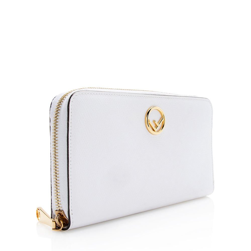Luxury FendiLeather F is Luxury FendiZip Around Wallet (SHF-21647)