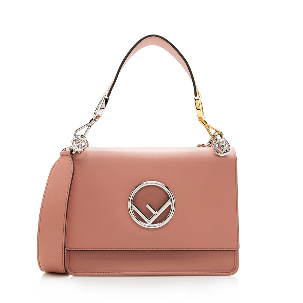 Luxury FendiLeather Kan I Medium Shoulder Bag (SHF-18078)