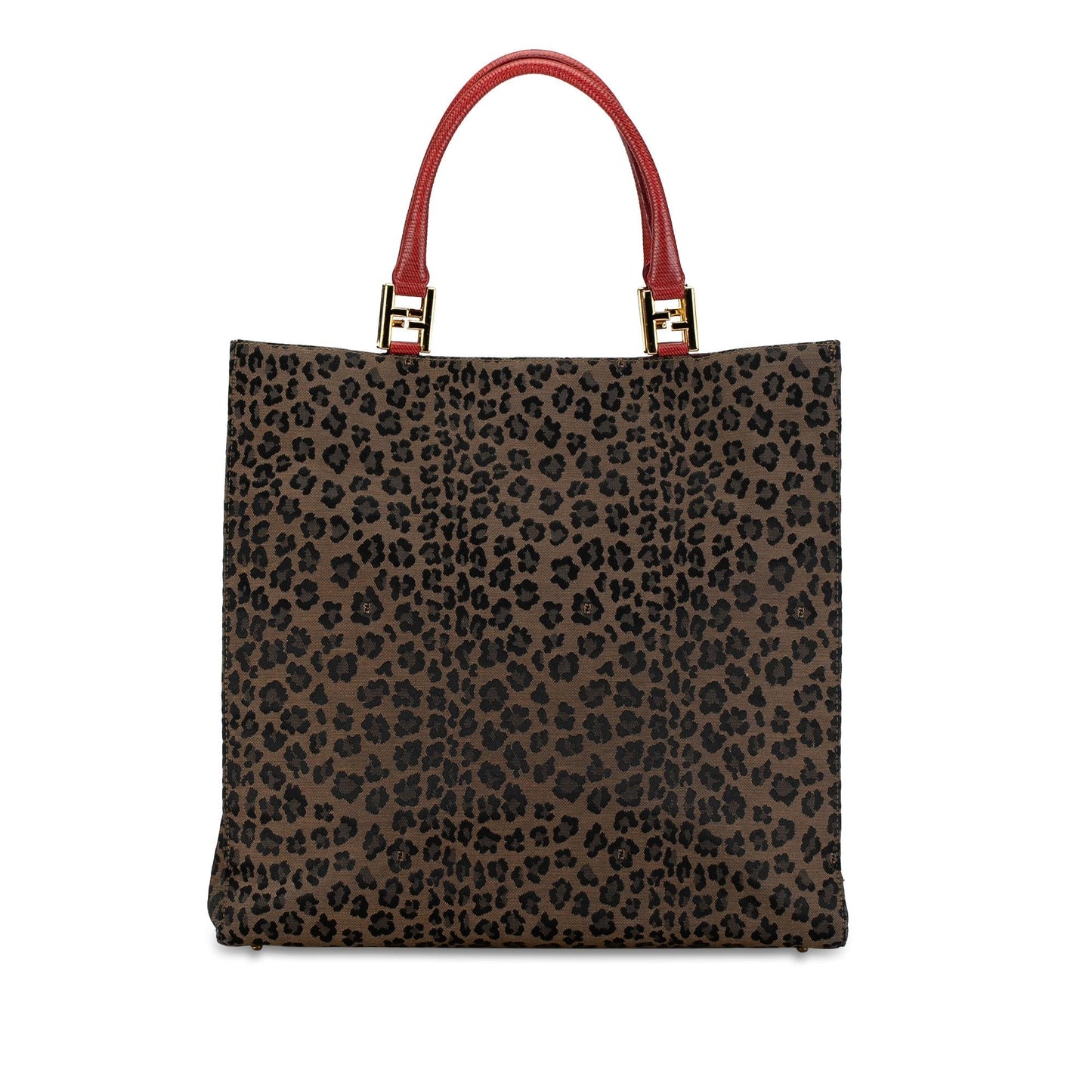 Luxury FendiLeopard Print Canvas Tote (SHG-KYQBn0)