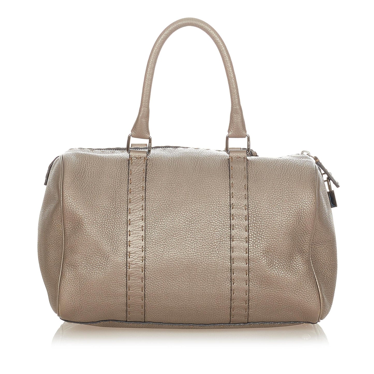 Luxury FendiLinda Leather Boston Bag (SHG-25378)