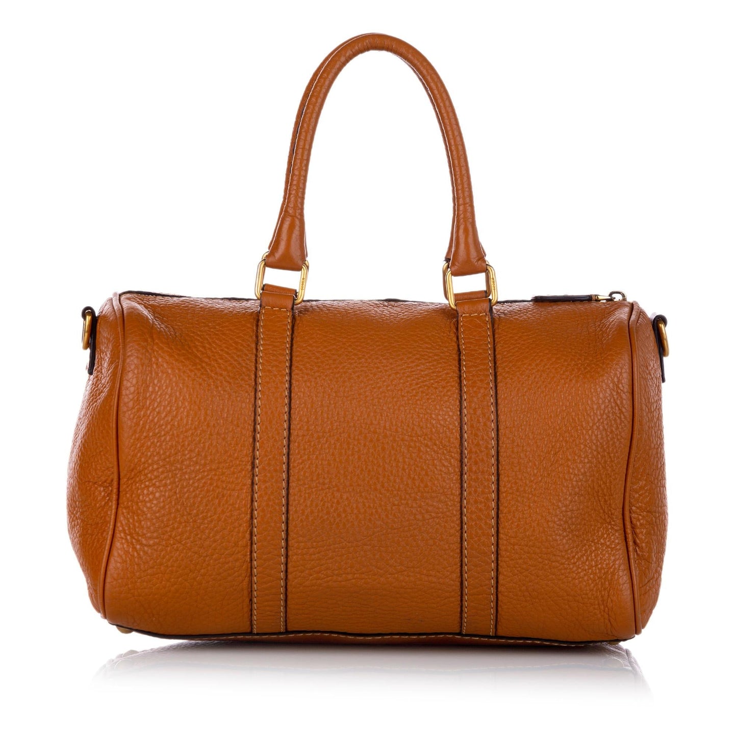 Luxury FendiLinda Leather Boston Bag (SHG-26676)
