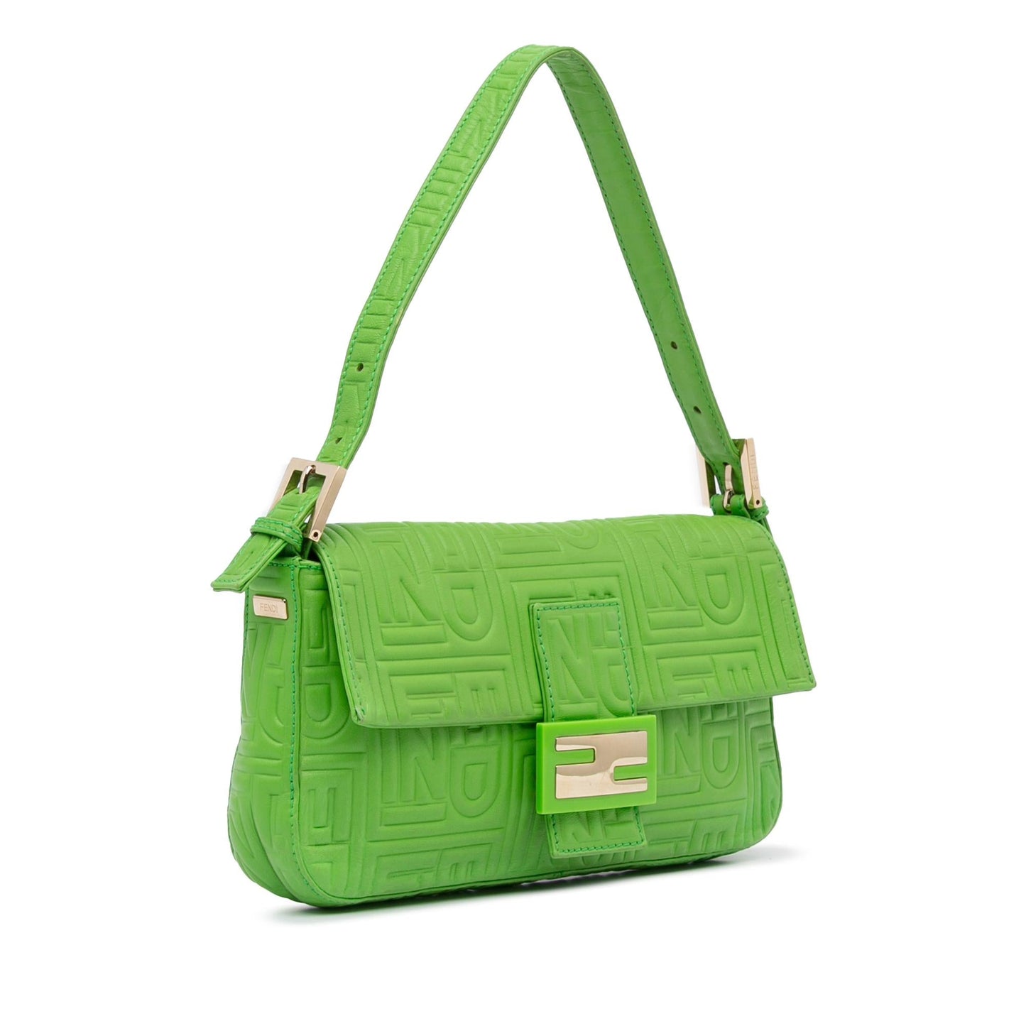 Luxury FendiLogo Embossed Baguette (SHG-DkmKFV)