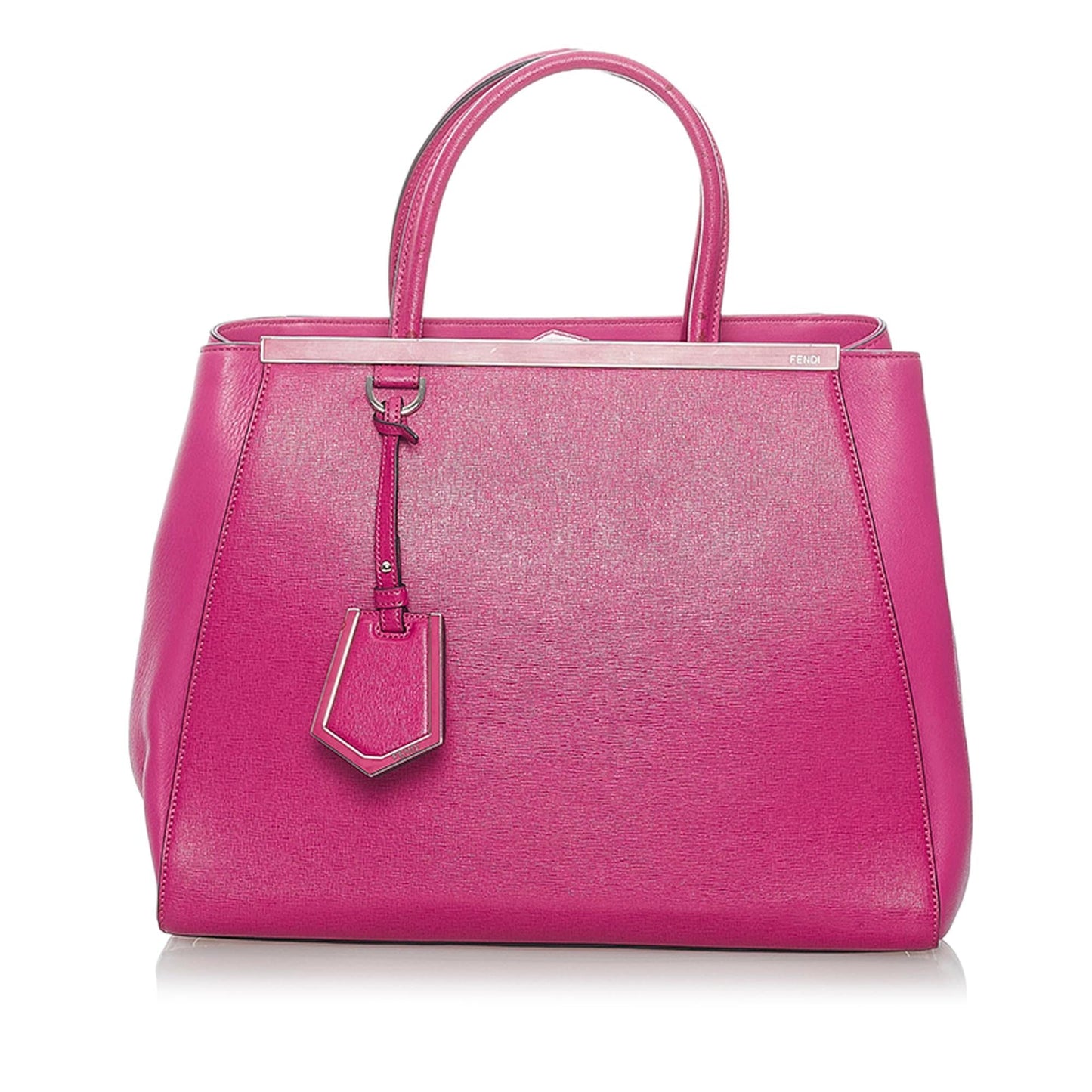 Luxury FendiMedium 2Jours Leather Satchel (SHG-37200)