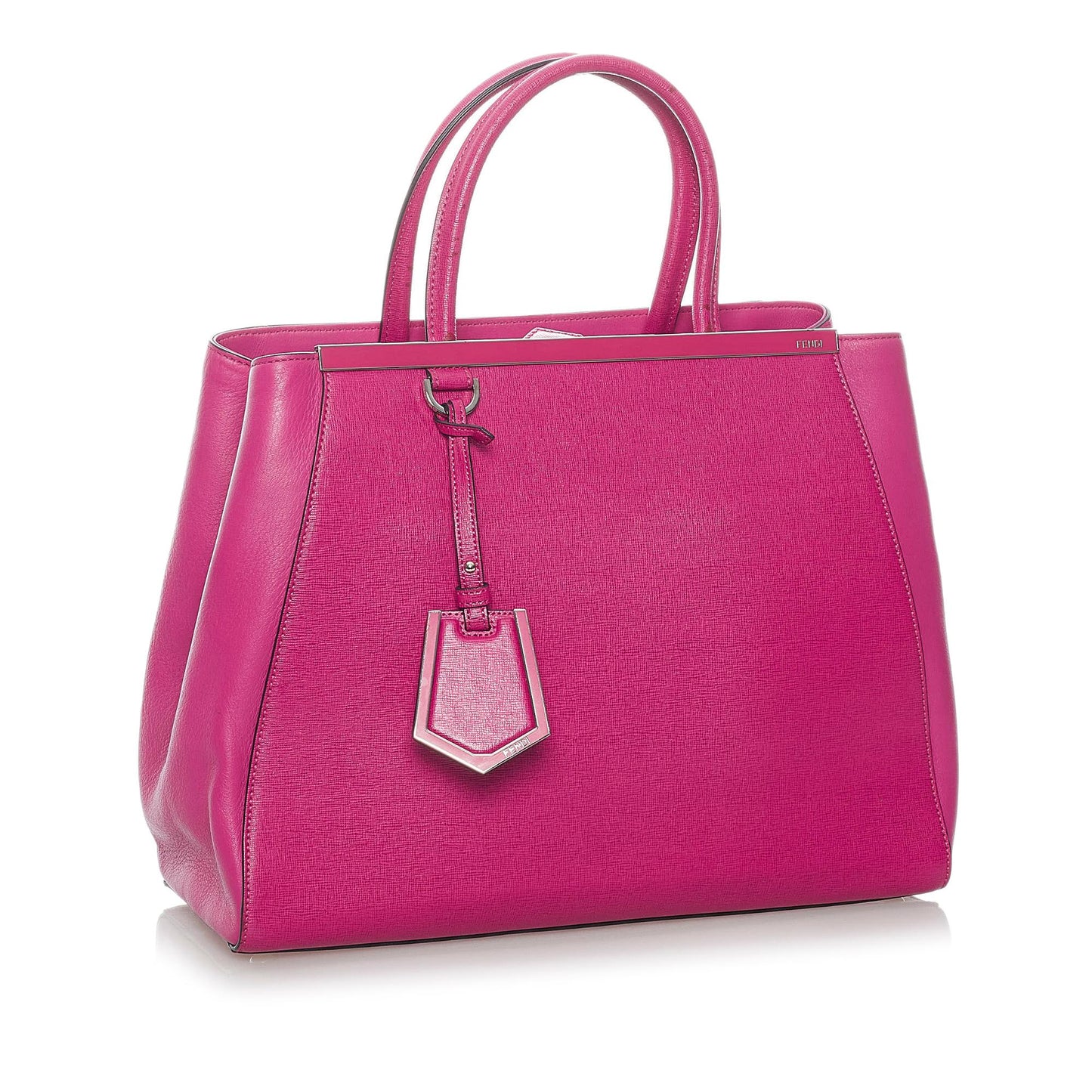 Luxury FendiMedium 2Jours Leather Satchel (SHG-37200)