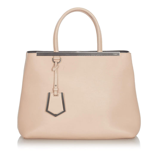 Luxury FendiMedium 2Jours Leather Tote Bag (SHG-6QhRXM)