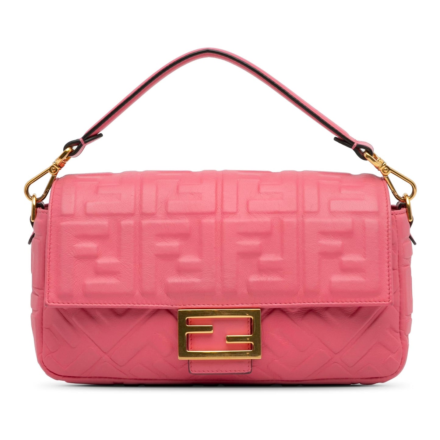 Luxury FendiMedium Embossed FF Baguette (SHG-l1qzmb)