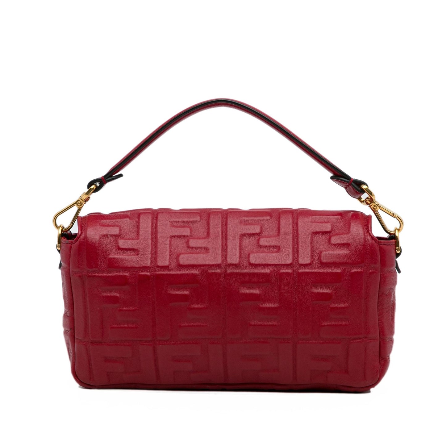 Luxury FendiMedium Embossed Zucca Baguette (SHG-nWpDEM)