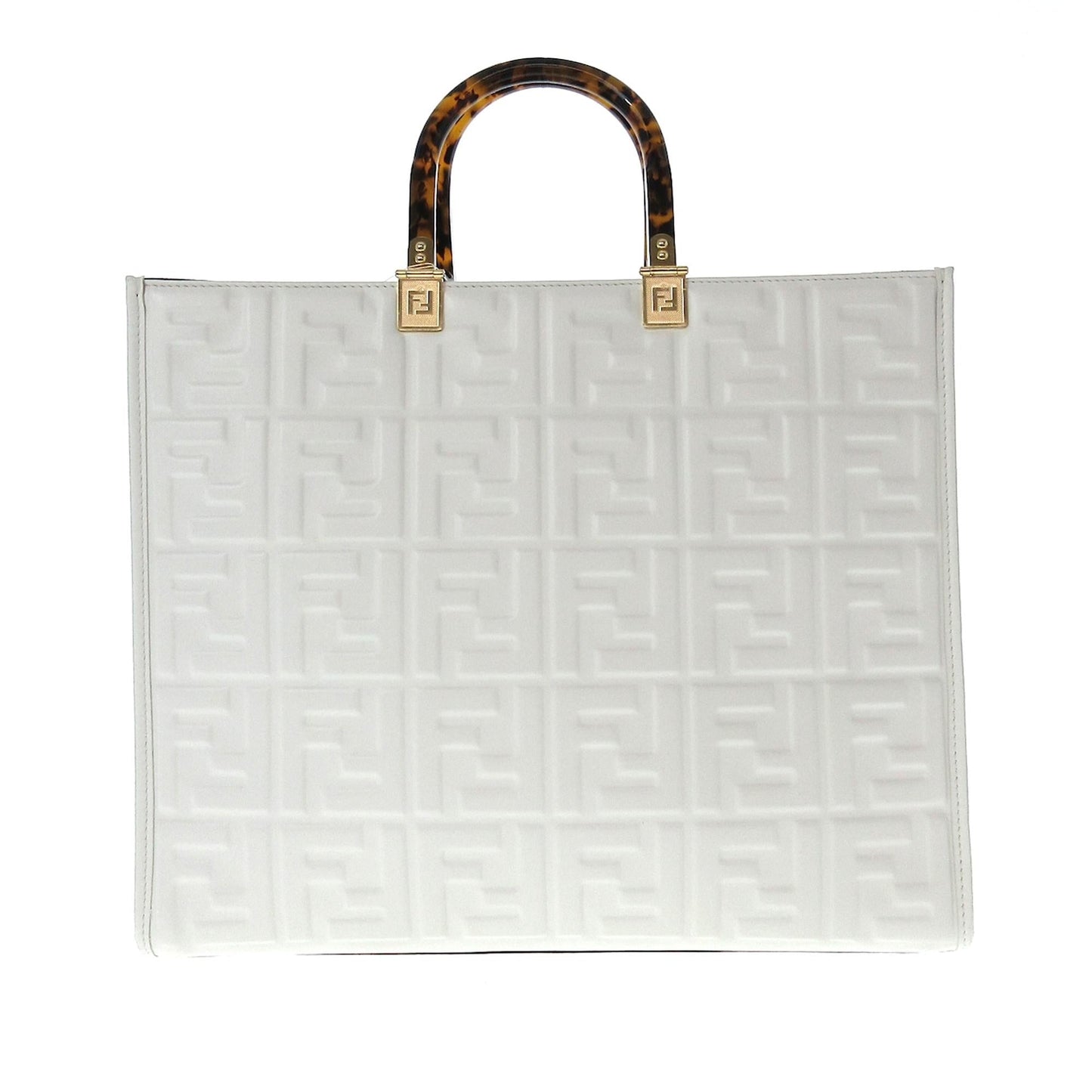 Luxury FendiMedium Embossed Zucca Sunshine Shopper Tote (SHG-0aaqba)