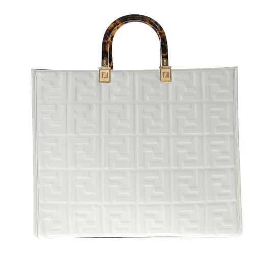 Luxury FendiMedium Embossed Zucca Sunshine Shopper Tote (SHG-0aaqba)