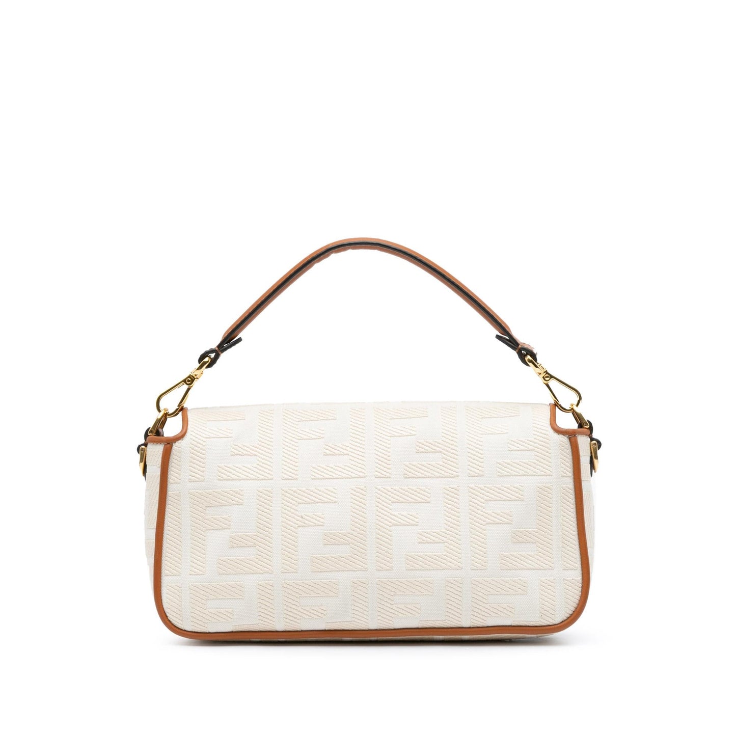 Luxury FendiMedium Embroidered Canvas Baguette (SHG-fN5sXf)