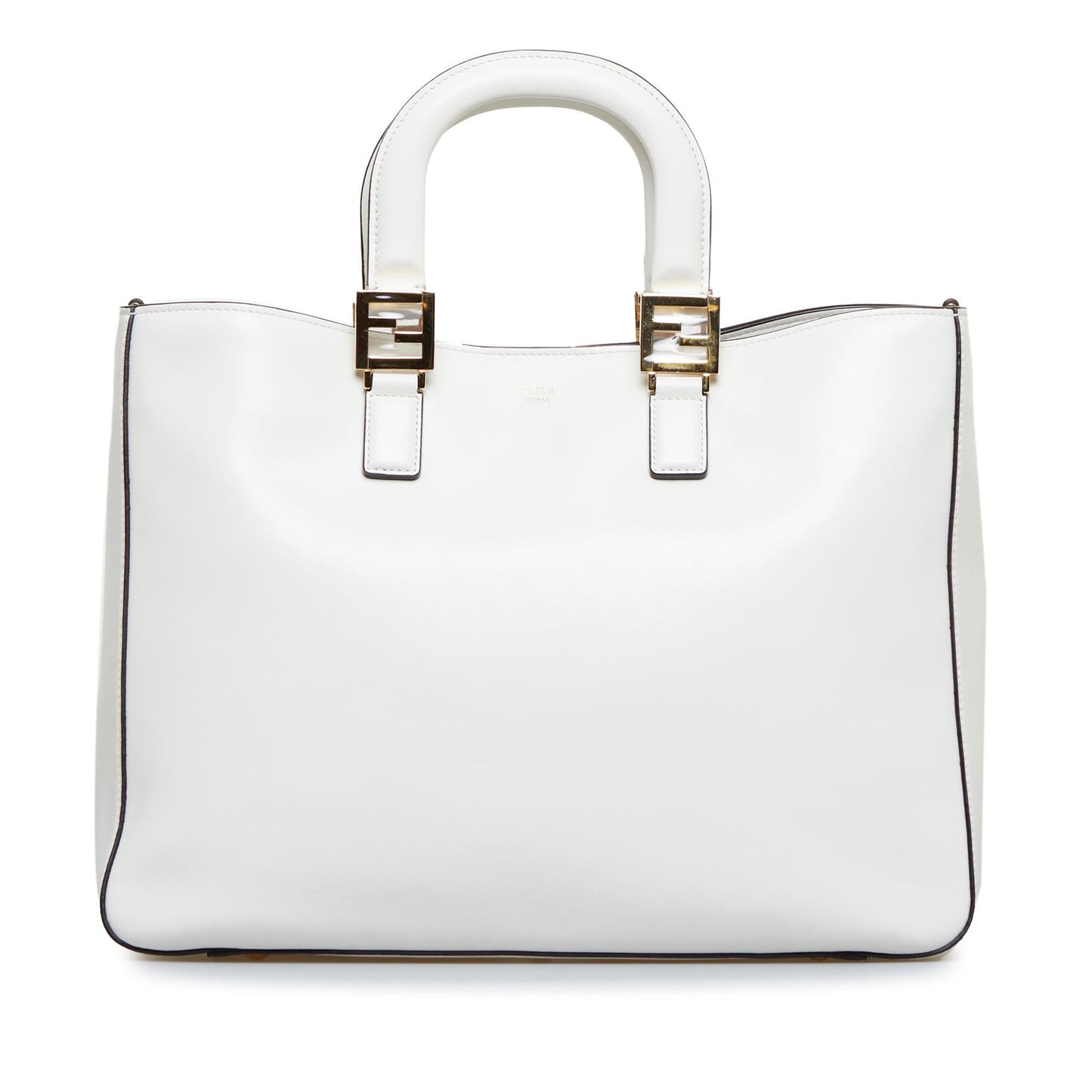 Luxury FendiMedium Glacier FF Tote (SHG-UPL37F)