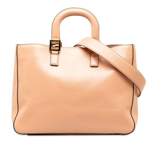 Luxury FendiMedium Glacier FF Tote (SHG-JdVWEx)