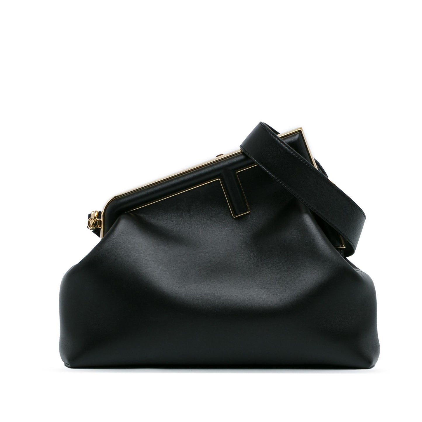 Luxury FendiMedium Leather Luxury FendiFirst Shoulder Bag (SHG-giZiCe)