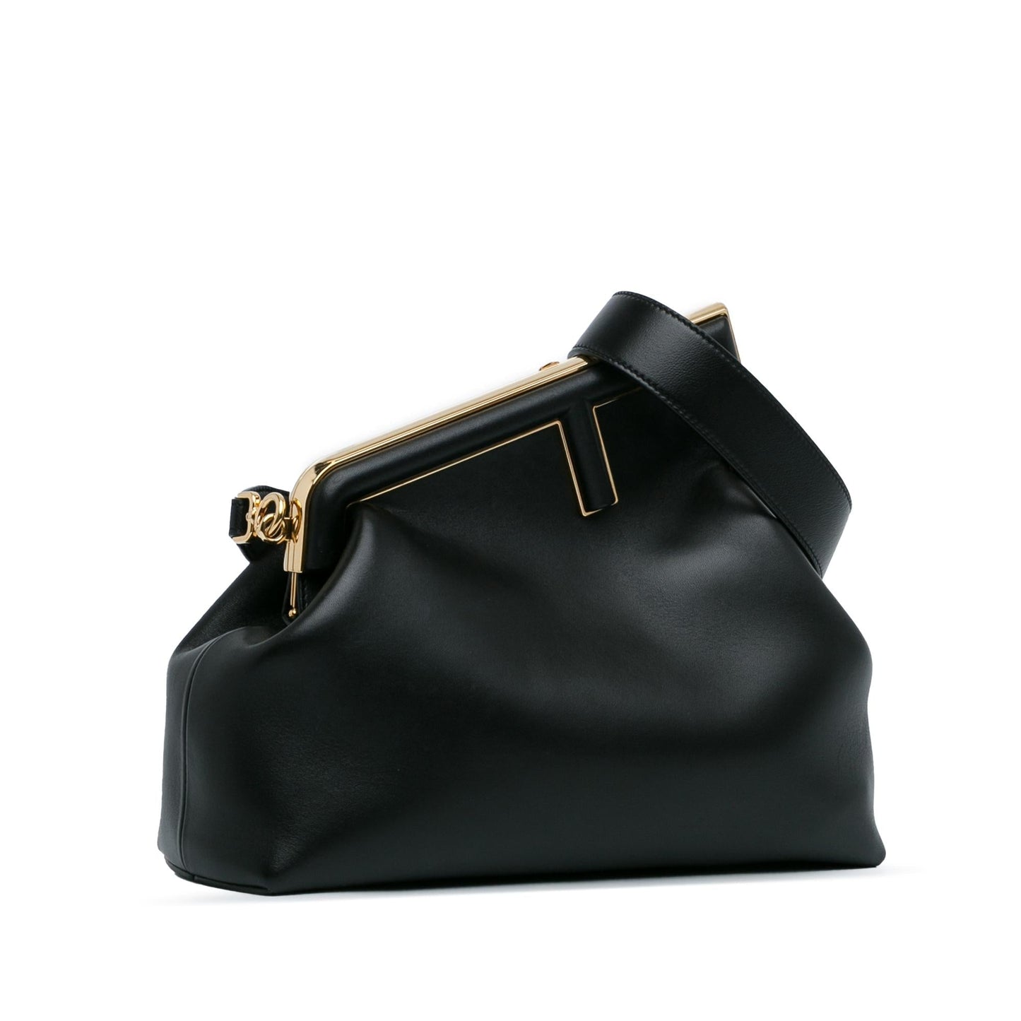 Luxury FendiMedium Leather Luxury FendiFirst Shoulder Bag (SHG-giZiCe)