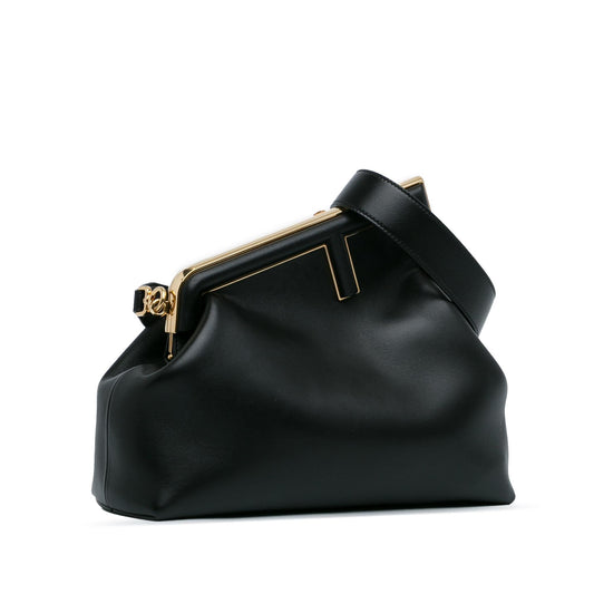 Luxury FendiMedium Leather Luxury FendiFirst Shoulder Bag (SHG-giZiCe)