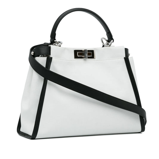Luxury FendiMedium Peekaboo ISeeU Satchel (SHG-gZTnl6)