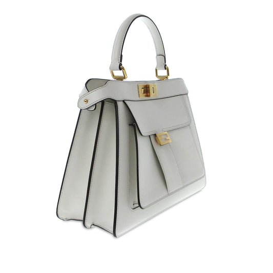 Luxury FendiMedium Peekaboo ISeeU Satchel (SHG-OGHegj)