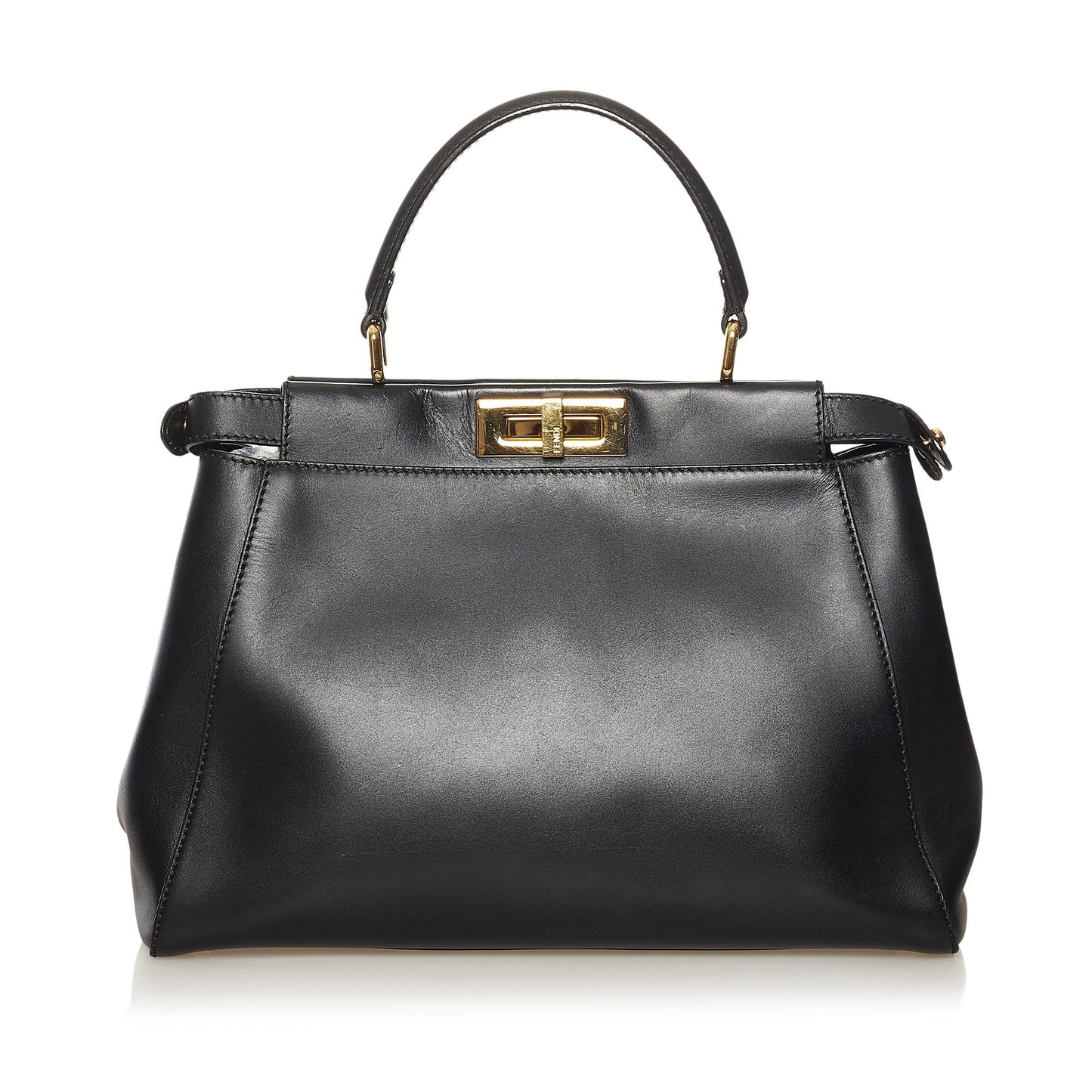 Luxury FendiMedium Peekaboo Leather Satchel (SHG-34345)