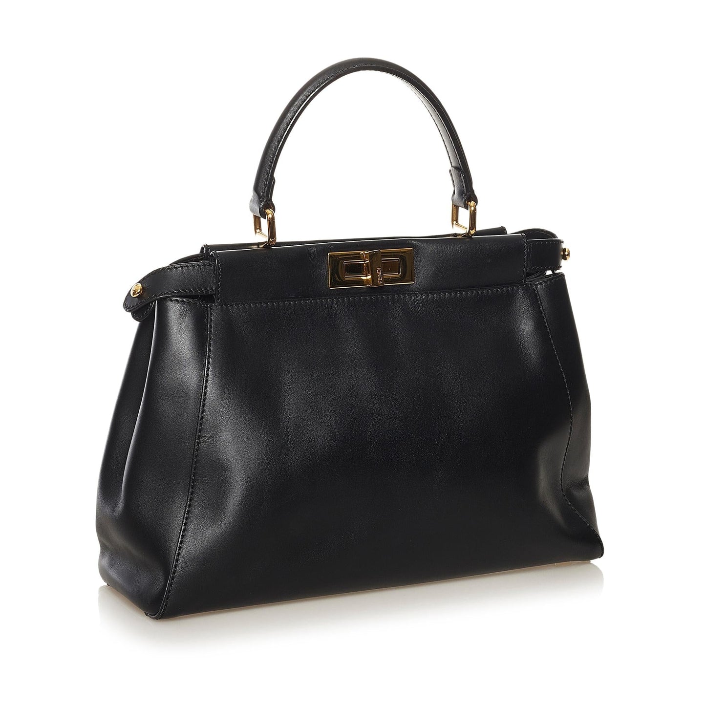 Luxury FendiMedium Peekaboo Leather Satchel (SHG-34345)
