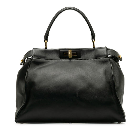 Luxury FendiMedium Peekaboo Satchel (SHG-5f472J)