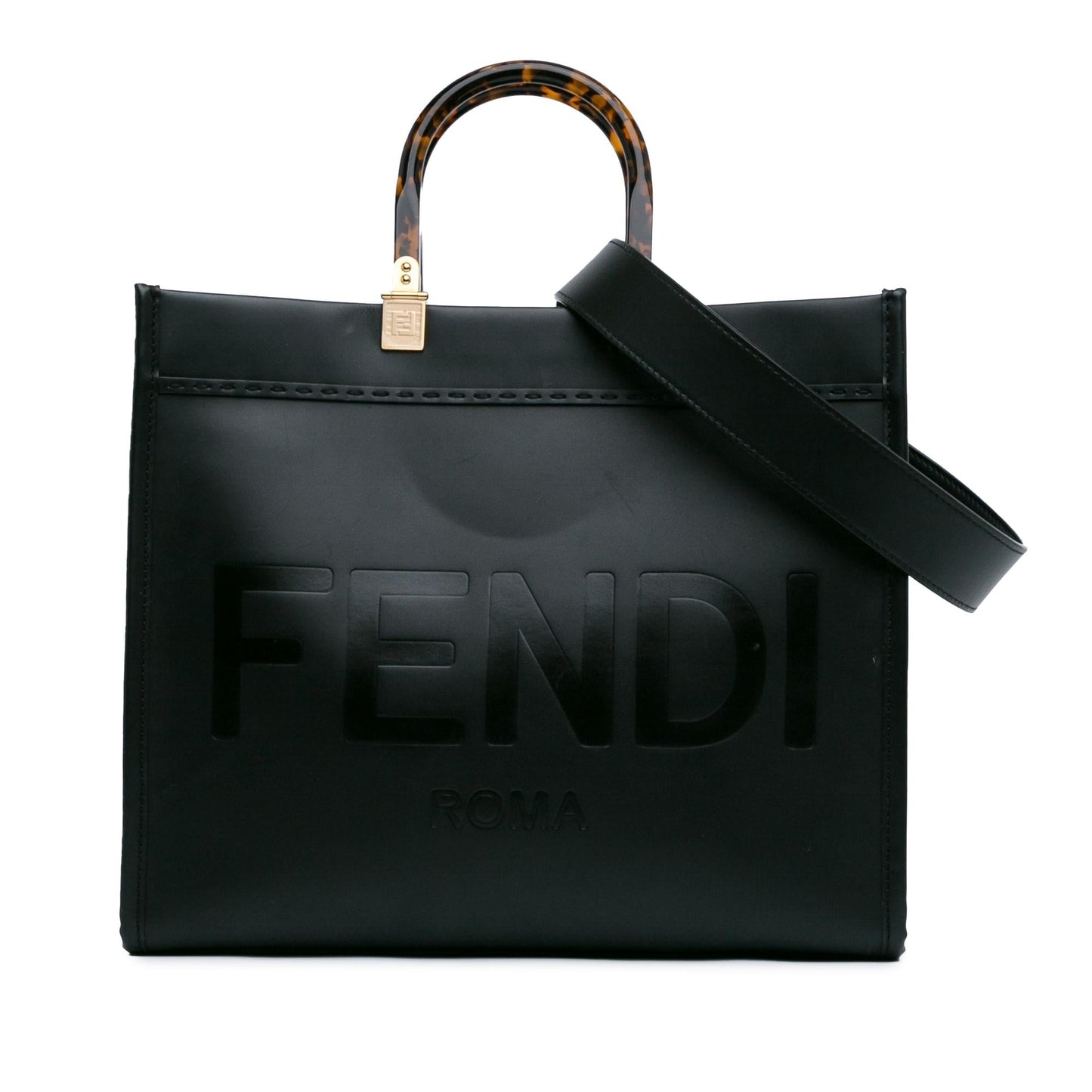Luxury FendiMedium Sunshine Shopper Tote (SHG-tooEeO)