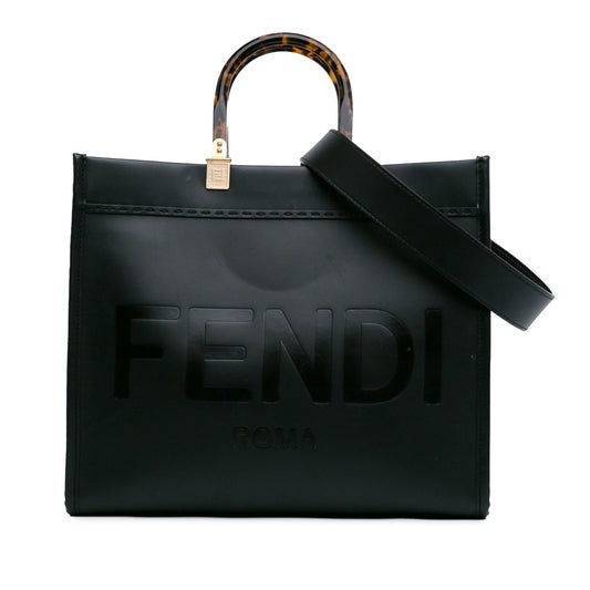 Luxury FendiMedium Sunshine Shopper Tote (SHG-tooEeO)