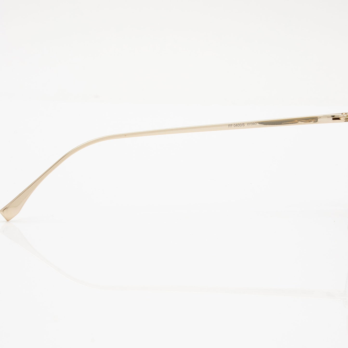 Luxury FendiMetal Rimless Cat Eye Sunglasses (SHF-Kask7a)