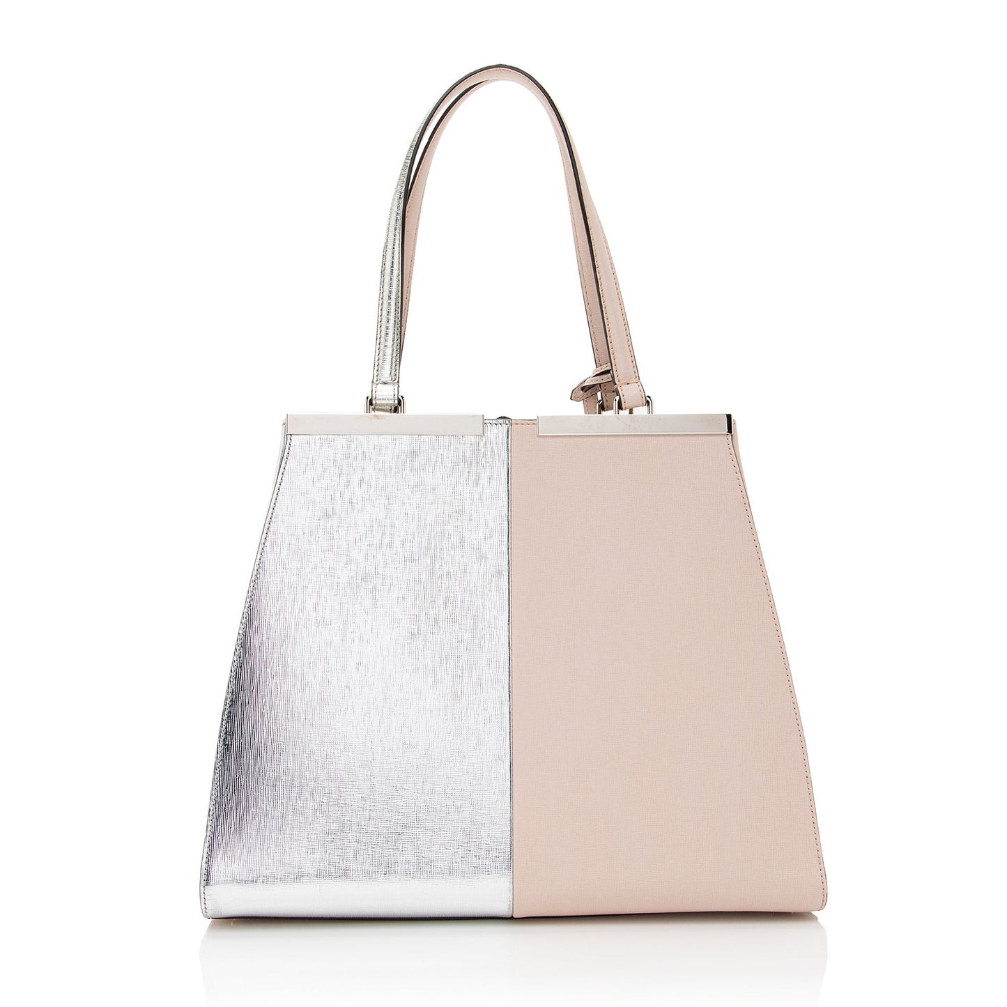 Luxury FendiMetallic Calfskin Bi Color 3Jours Tote (SHF-22279)