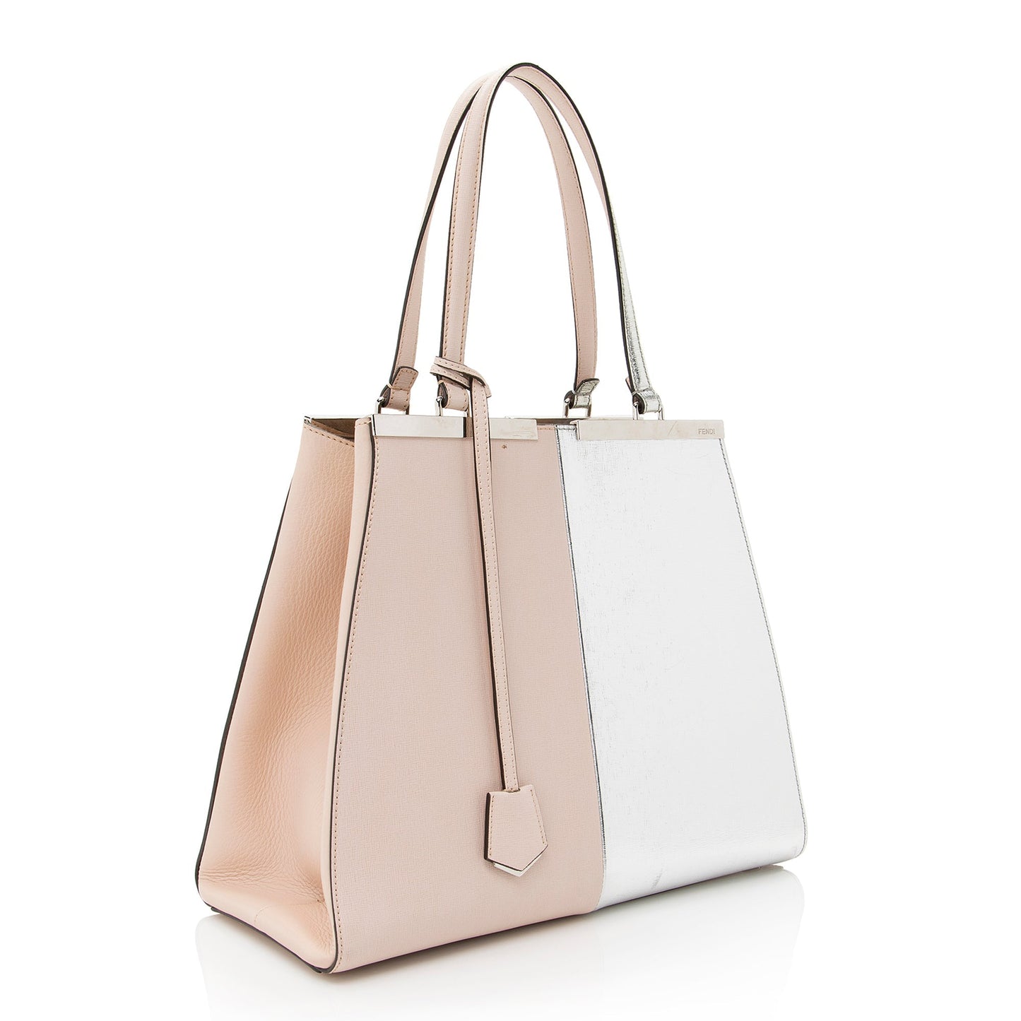 Luxury FendiMetallic Calfskin Bi Color 3Jours Tote (SHF-22279)