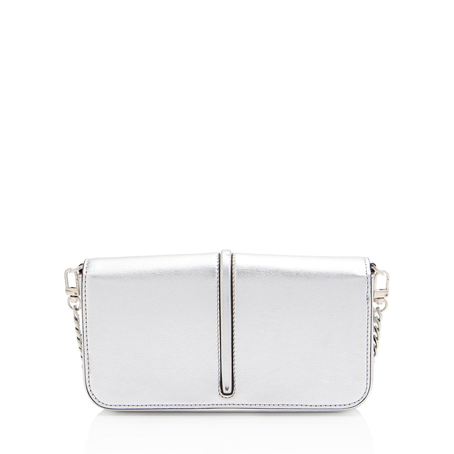 Luxury FendiMetallic Leather Fendigraphy Wallet on Chain (SHF-yqnbzv)
