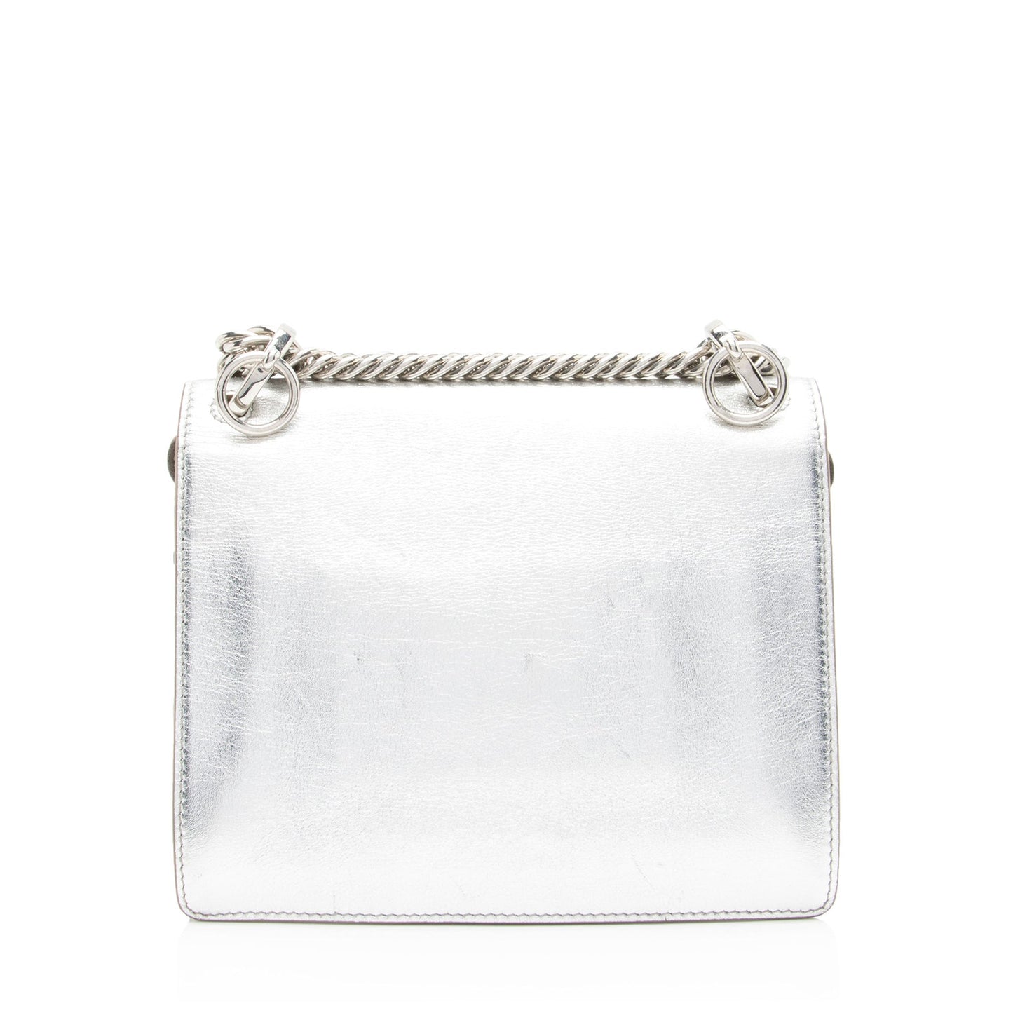 Luxury FendiMetallic Studded Vitello Kan I Small Shoulder Bag (SHF-wfU1M1)