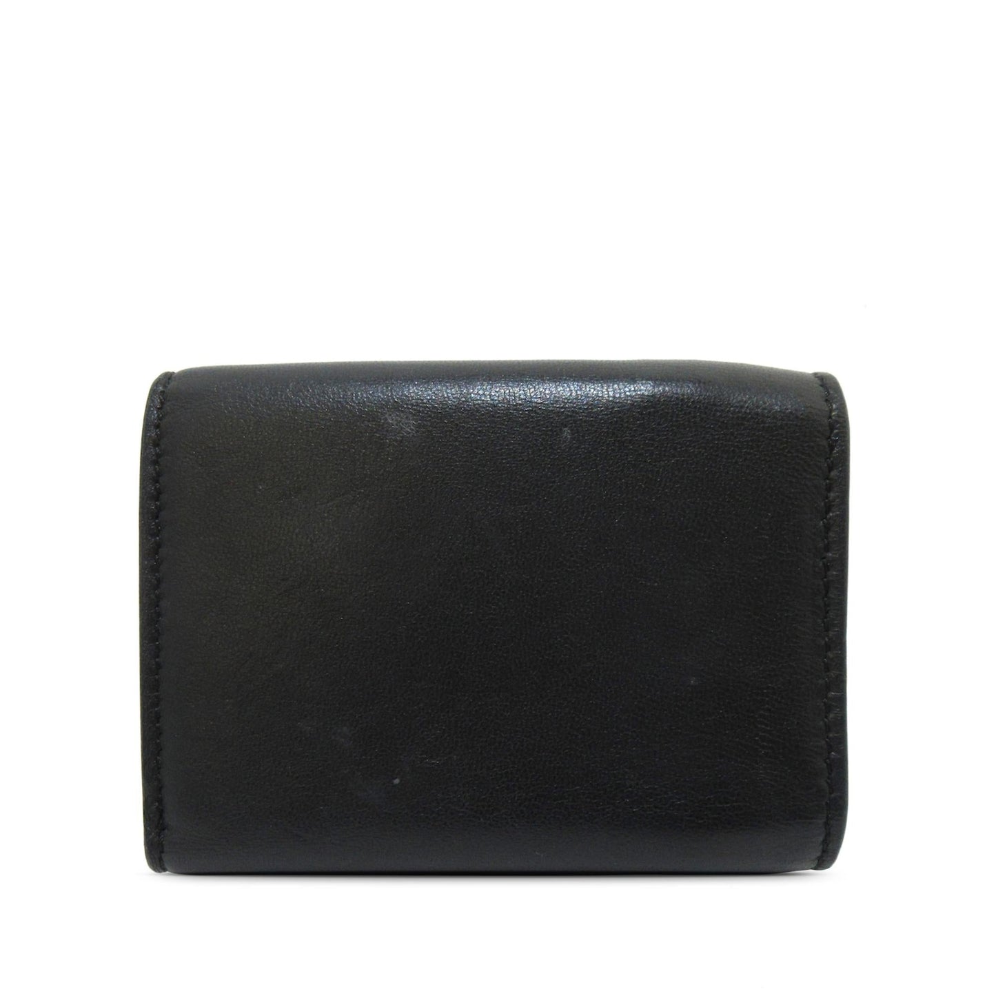 Luxury FendiMicro FF Diagonal Embossed Tri-Fold Wallet (SHG-fgOePS)