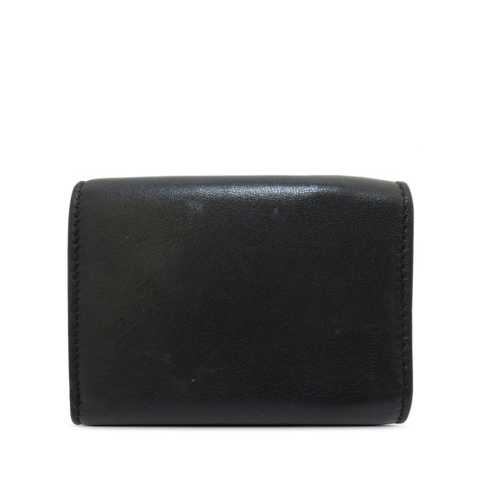 Luxury FendiMicro FF Diagonal Embossed Tri-Fold Wallet (SHG-fgOePS)