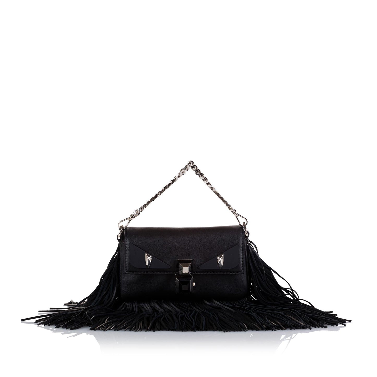 Luxury FendiMicro Monster Fringe Baguette (SHG-iXWGzB)