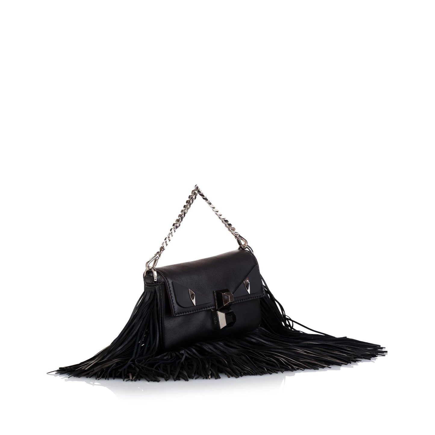 Luxury FendiMicro Monster Fringe Baguette (SHG-iXWGzB)