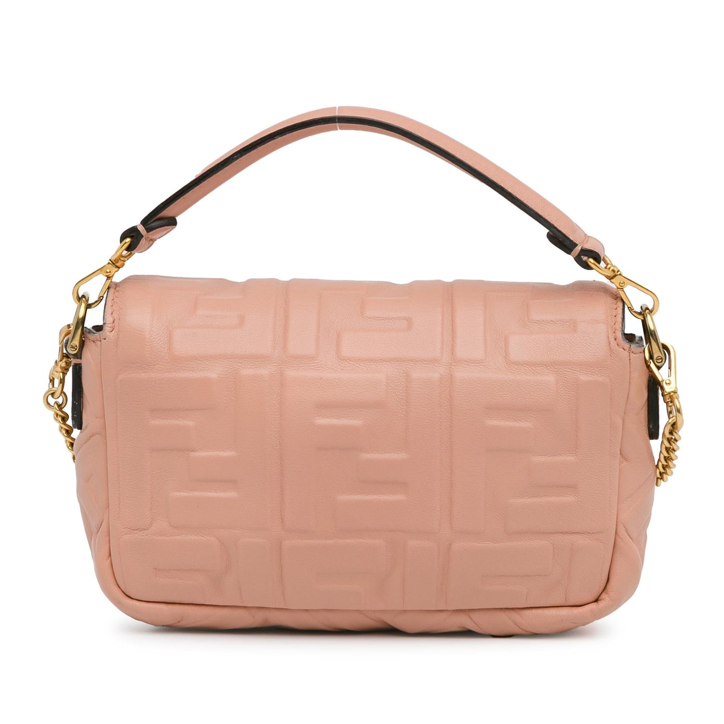 Luxury FendiMini Embossed Zucca Baguette Satchel (SHG-ZZKfNk)