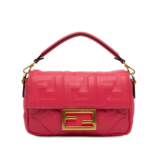 Luxury FendiMini FF Embossed Baguette (SHG-4aa1Gj)